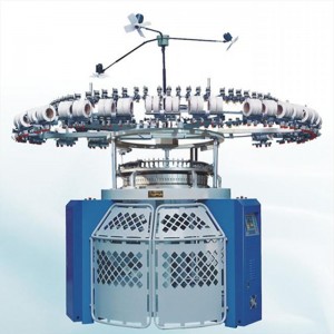 Højhastigheds industriel topkvalitet enkelttrøje fabrikspris computeriserede cirkulære strikningsmaskineproducenter