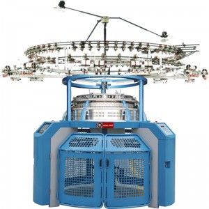 Højhastigheds Single Jersey Fuld computeriseret Jacquard Orizio cirkulær strikemaskine
