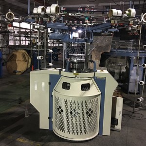 Computeriseret højhastighedscirkulær tekstilmaskine med lille diameter